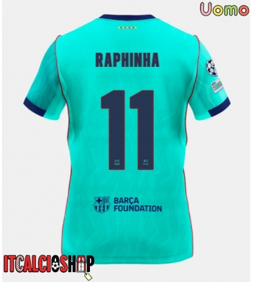 Barcelona Raphinha Belloli #11 Terza Maglia 2026-27 Manica Corta